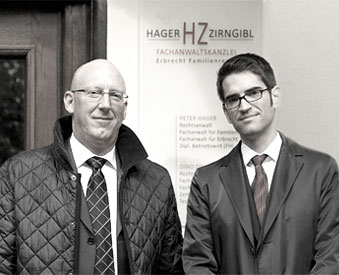 Anwälte Dino Zirngibl und Peter Hager, HZ-Kanzlei Augsburg